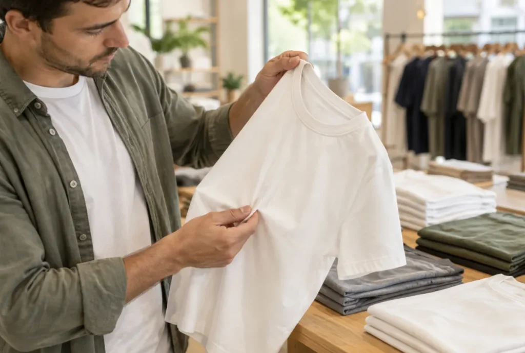 Hur väljer man en bra t-shirt i bomull